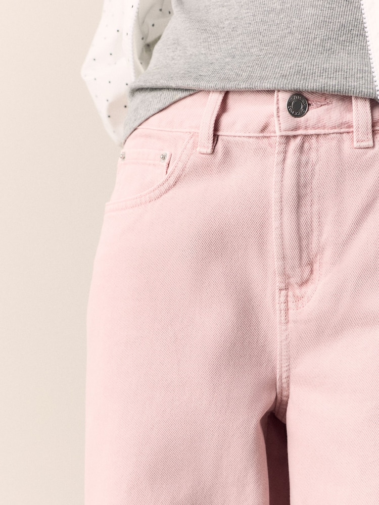 Pink Wide Leg Jeans - Image 4 of 4