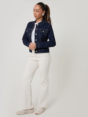 Threadbare Stretch Denim Jacket - 10的图像6｝