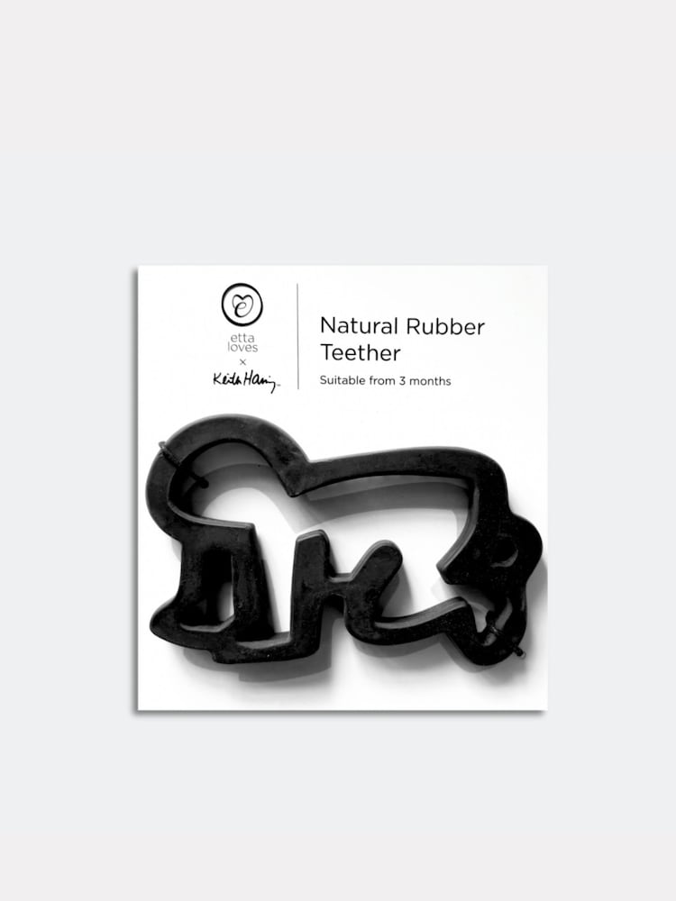 Etta Loves Keith Haring Sensory Natural Rubber Teether - Image 3 of 3