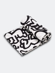 Etta Loves Black Keith Haring Sensory Extra Large Muslin - Image 1 of 4
