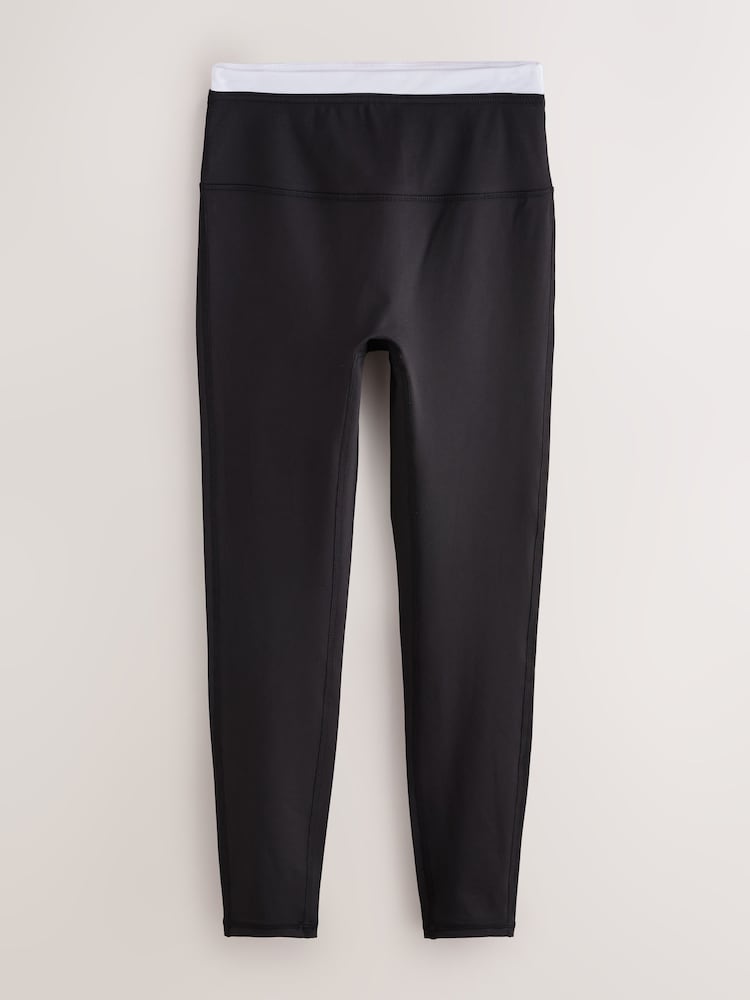 Nero - Leggings a doppio strato Active Balance - Immagine 1 di 3