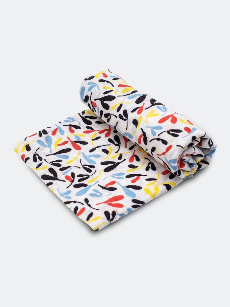 Etta Loves Black & White Sycamore Sensory Muslin Extra Large - Image 2 of 4