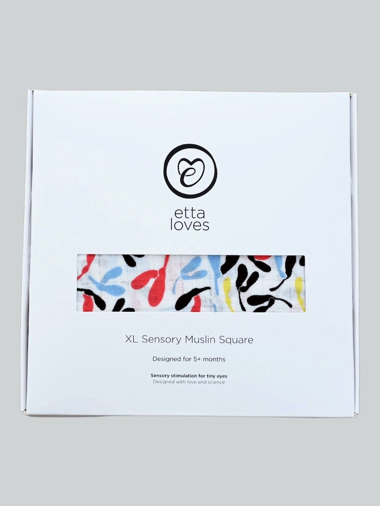 Etta Loves Black & White Sycamore Sensory Muslin Extra Large - Image 4 of 4