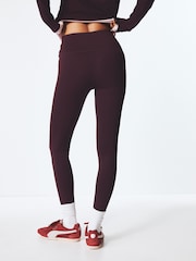 Burgundy Red Active Power Sports Leggings - Image 4 of 8