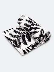 Etta Loves Black Fern Print Fern Sensory Muslin Extra Large - Image 1 of 8