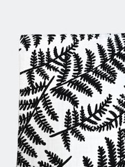 Etta Loves Black Fern Print Fern Sensory Muslin Extra Large - Image 5 of 8
