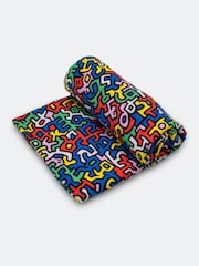 Etta Loves Red Keith Haring Sensory Extra Large Muslin - Image 1 of 5
