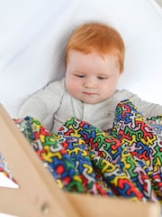 Etta Loves Red Keith Haring Sensory Extra Large Muslin - Image 3 of 5