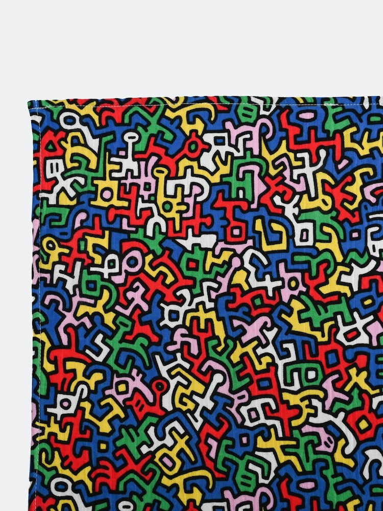 Etta Loves Red Keith Haring Sensory Extra Large Muslin - Image 5 of 5