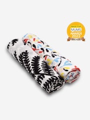 Etta Loves 2 Pack Black Fern Print Sensory Muslin Squares - Image 7 of 7