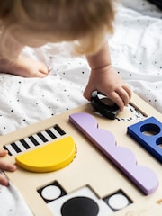 Etta Loves Camillw Walala Green Walala Studio Wooden Sensory Shapes Puzzle - Image 1 of 12