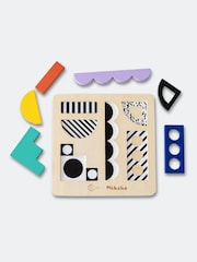 Etta Loves Camillw Walala Green Walala Studio Wooden Sensory Shapes Puzzle - Image 12 of 12
