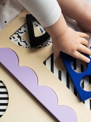 Etta Loves Camillw Walala Green Walala Studio Wooden Sensory Shapes Puzzle - Image 3 of 12