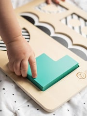 Etta Loves Camillw Walala Green Walala Studio Wooden Sensory Shapes Puzzle - Image 5 of 12