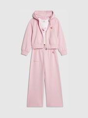 River Island 3 Piece Love Club Hoodie & Kickflare Set - Image 3 of 5