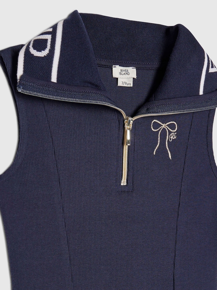 River Island Logo Collar Polo Dress - Imagen 4 de 4