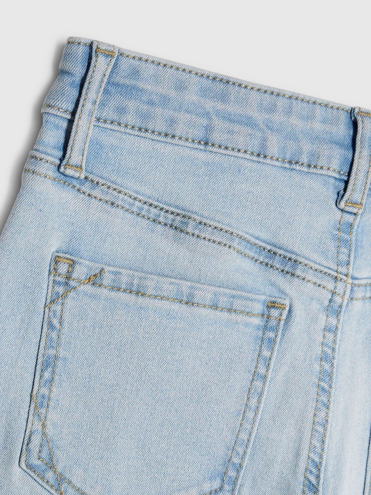 River Island Blue Heart Keychain Flare Jeans - Image 4 of 4