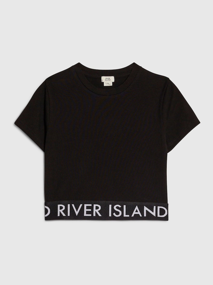 T-shirt River Island logo - Image 1 de 4