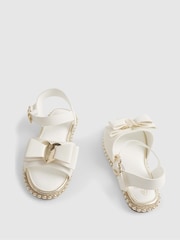 River Island Snake Bow Espadrille Sandals - Image 3 of 5