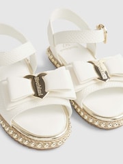 River Island Snake Bow Espadrille Sandals - Image 5 of 5