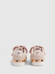 River Island Pink Velcro Bow Trainers - Image 3 of 5