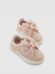 River Island Pink Velcro Bow Trainers - Image 4 of 5