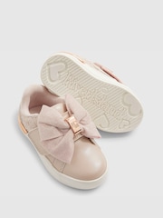 River Island Pink Velcro Bow Trainers - Image 5 of 5