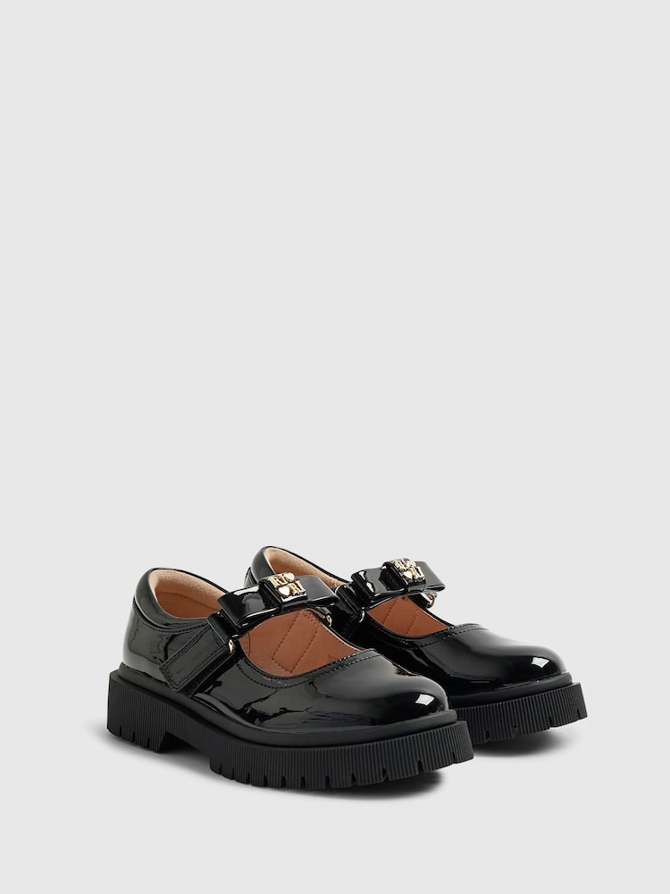 River Island Black Multi Strap Mary Jane Shoes - Image 1 of 6