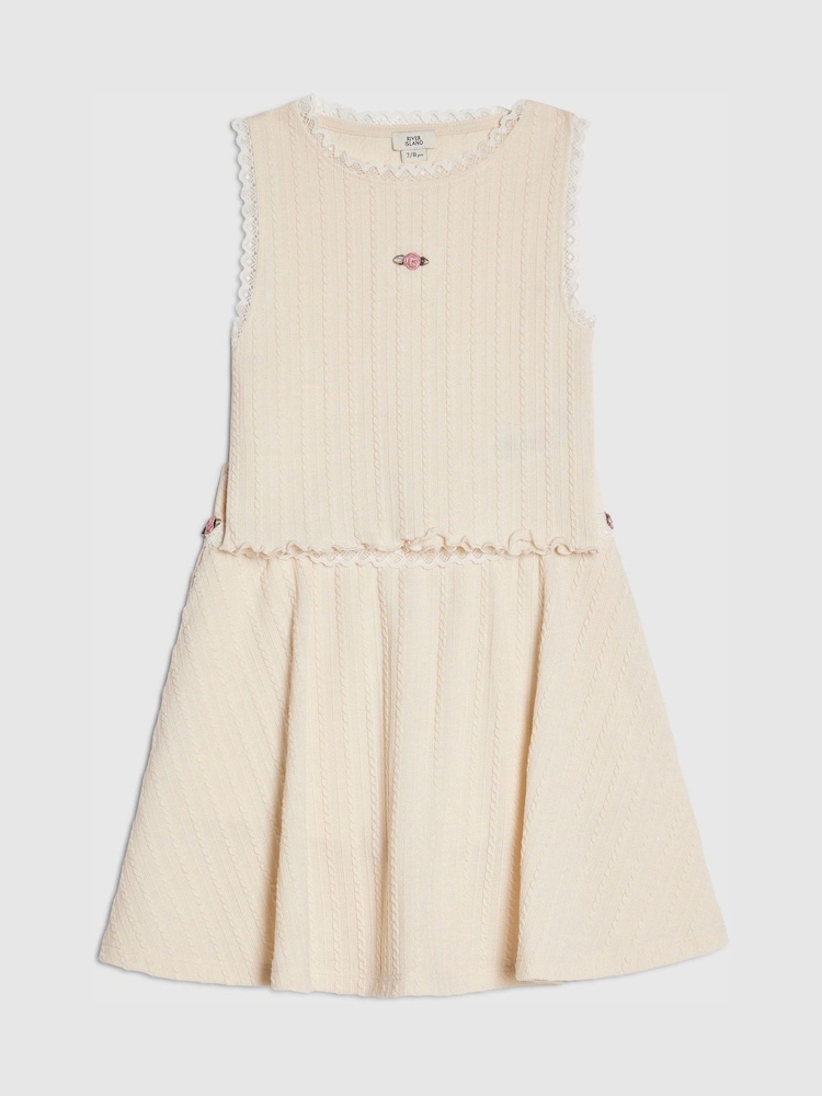 River Island Cream Woven Top & Skirt Set - Image 2 of 5 River Island Cream Woven Top & Skirt Set - Image 2 of 5
