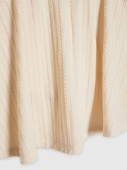 River Island Cream Woven Top & Skirt Set - Image 4 of 5