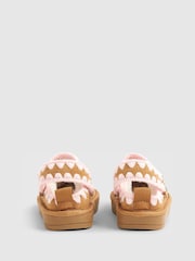 River Island Brown Whipstitch Strap Slippers - Image 5 of 5