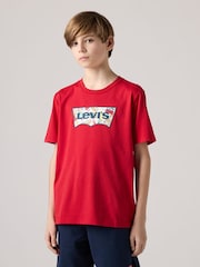Levi's Red Barbecue Batwing Short Sleeve T-Shirt - Image 1 of 3