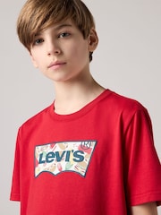 Levi's Red Barbecue Batwing Short Sleeve T-Shirt - Image 3 of 3