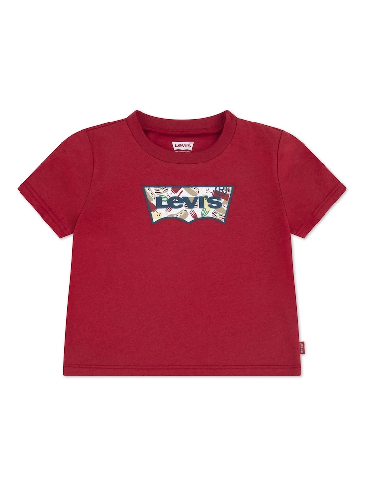 Levi's Red Barbecue Batwing Short Sleeve T-Shirt - Image 1 of 6 Levi's Red Barbecue Batwing Short Sleeve T-Shirt - Image 1 of 6