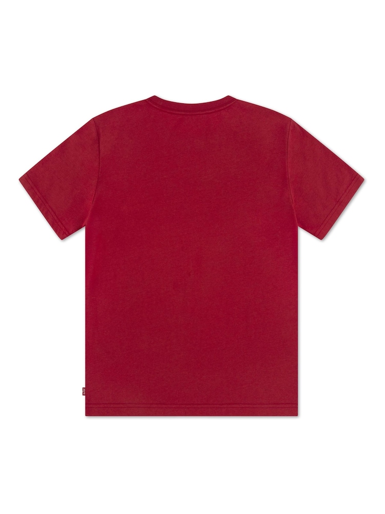 Levi's Red Barbecue Batwing Short Sleeve T-Shirt - Image 2 of 6 Levi's Red Barbecue Batwing Short Sleeve T-Shirt - Image 2 of 6