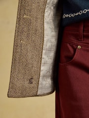 Saddlebury Brown Wool Blend Herringbone Jacket - Image 7 of 13