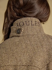 Saddlebury Brown Wool Blend Herringbone Jacket - Image 9 of 13