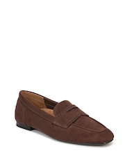 Vionic Chocolate Brown Sadie Swiss Loafer Shoes - Image 3 of 7