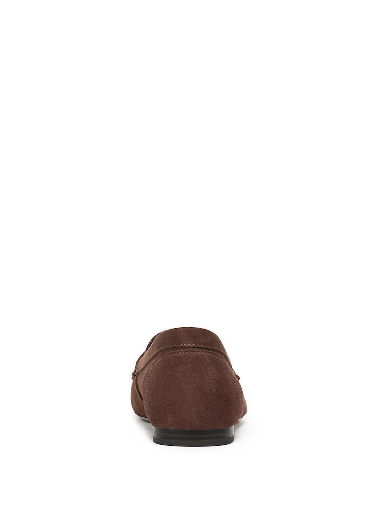 Vionic Chocolate Brown Sadie Swiss Loafer Shoes - Image 7 of 7 Vionic Chocolate Brown Sadie Swiss Loafer Shoes - Image 7 of 7