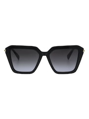 AllSaints Black Als5038 001 Solid 55/18-145 Sunglasses - Image 1 of 5