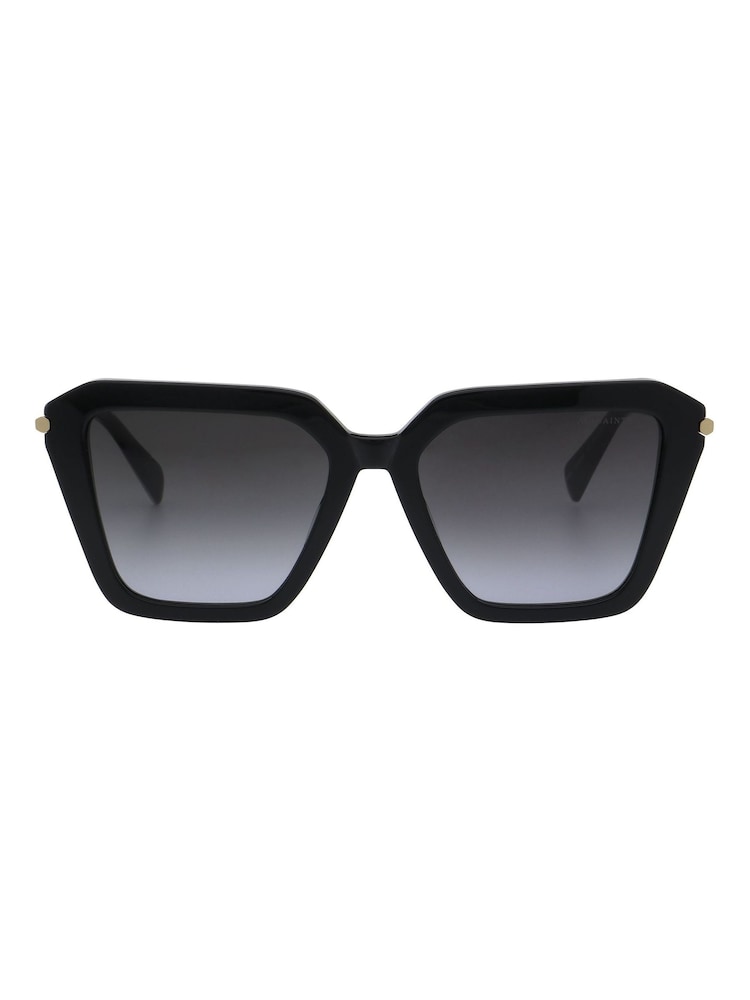 AllSaints Black Als5038 001 Solid 55/18-145 Sunglasses - Image 1 of 5