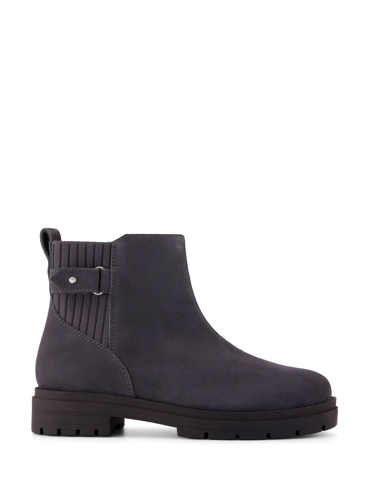 TOMS Grey Astrid Boots - Image 2 of 7 TOMS Grey Astrid Boots - Image 2 of 7