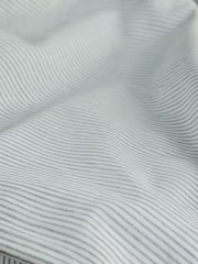 MADE.COM Blue Ansel Stripe Deep Fitted Sheet - Image 3 of 3