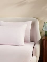 MADE.COM 2 Pack Pink Ansel Stripe Pillowcases - Image 2 of 2