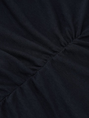 Reiss Navy Hattie Funnel-Neck Jersey-Knit Vest With Wool - Image 4 of 4