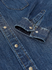 Reiss Mountain Denim Western Regular-Fit Shirt - תמונה 8 מתוך 8