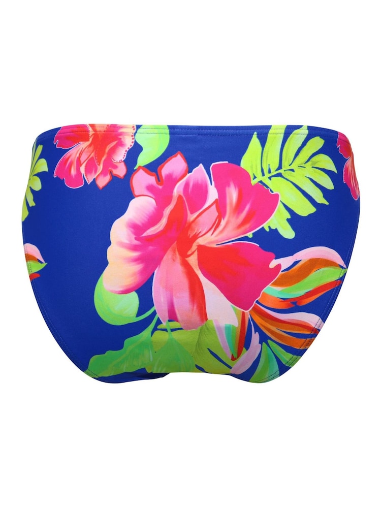 Pour Moi Bright Blue Brief Free Spirit Bikini Bottoms - Image 4 of 4 Pour Moi Bright Blue Brief Free Spirit Bikini Bottoms - Image 4 of 4