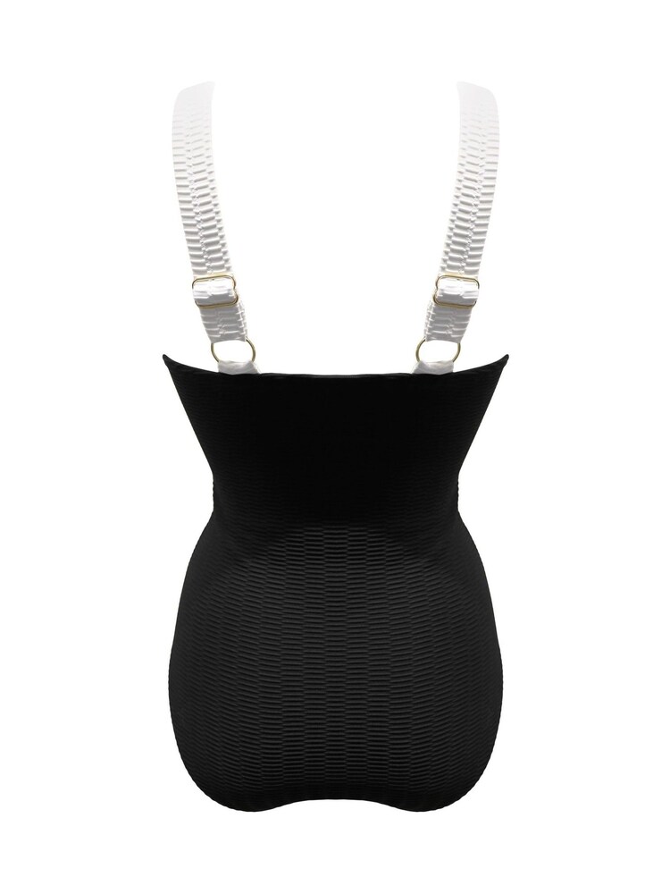 Pour Moi Black Acapulco Belted Tummy Control Swimsuit - Image 4 of 4