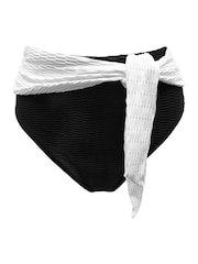 Pour Moi Black Acapulco High Waist Belted Control Briefs - Image 3 of 4