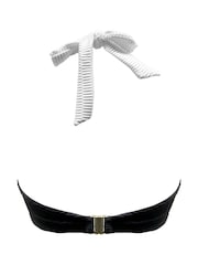 Pour Moi Black Acapulco Halterneck Underwired Padded Bikini Top - Image 4 of 4